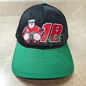 VTG Chase Authentics NASCAR Bobby Labonte #18 Coca-Cola Polar Bear Hat snap back